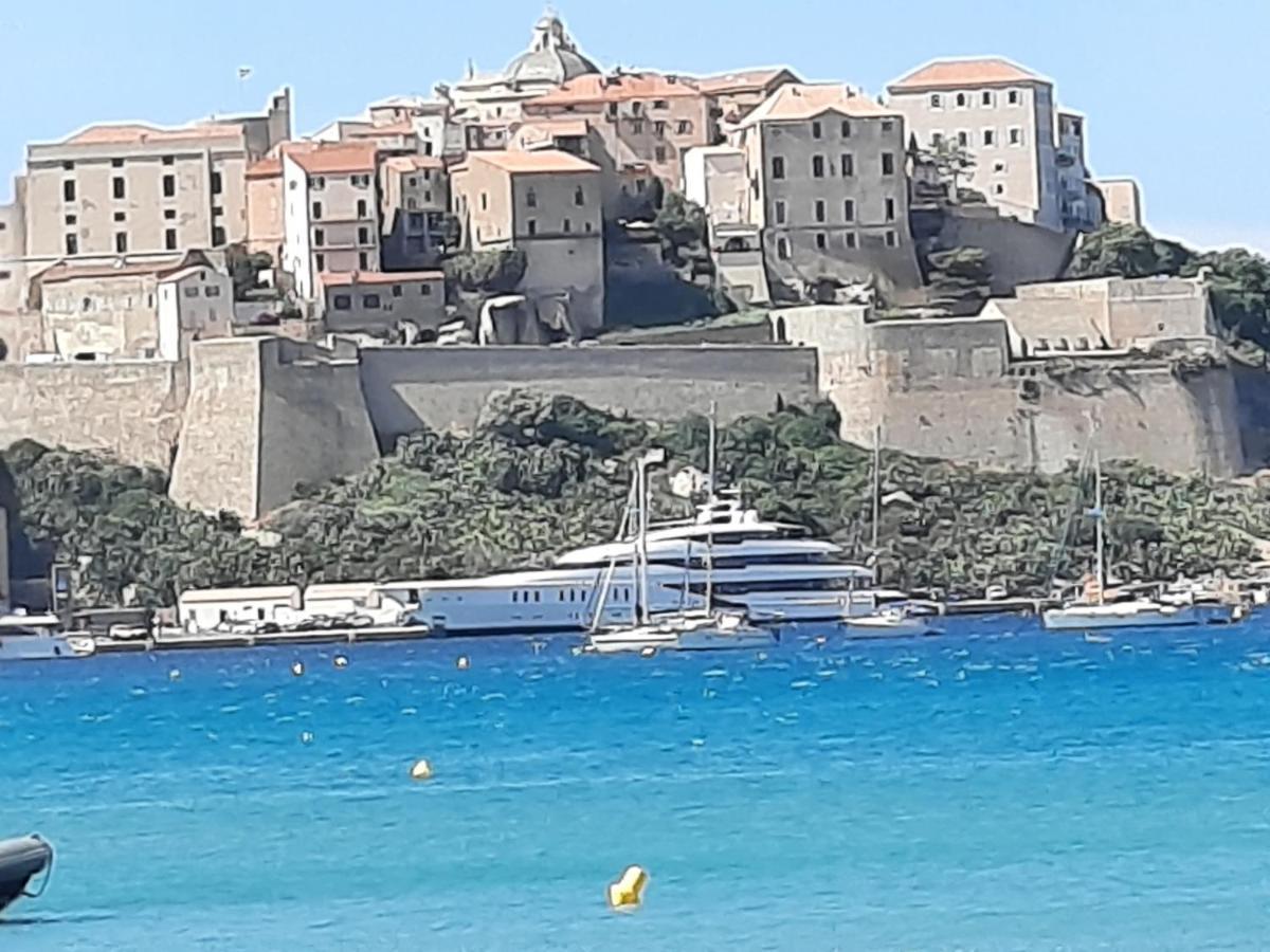 T2 Vue Mer Acces Plage Calvi  Exterior foto