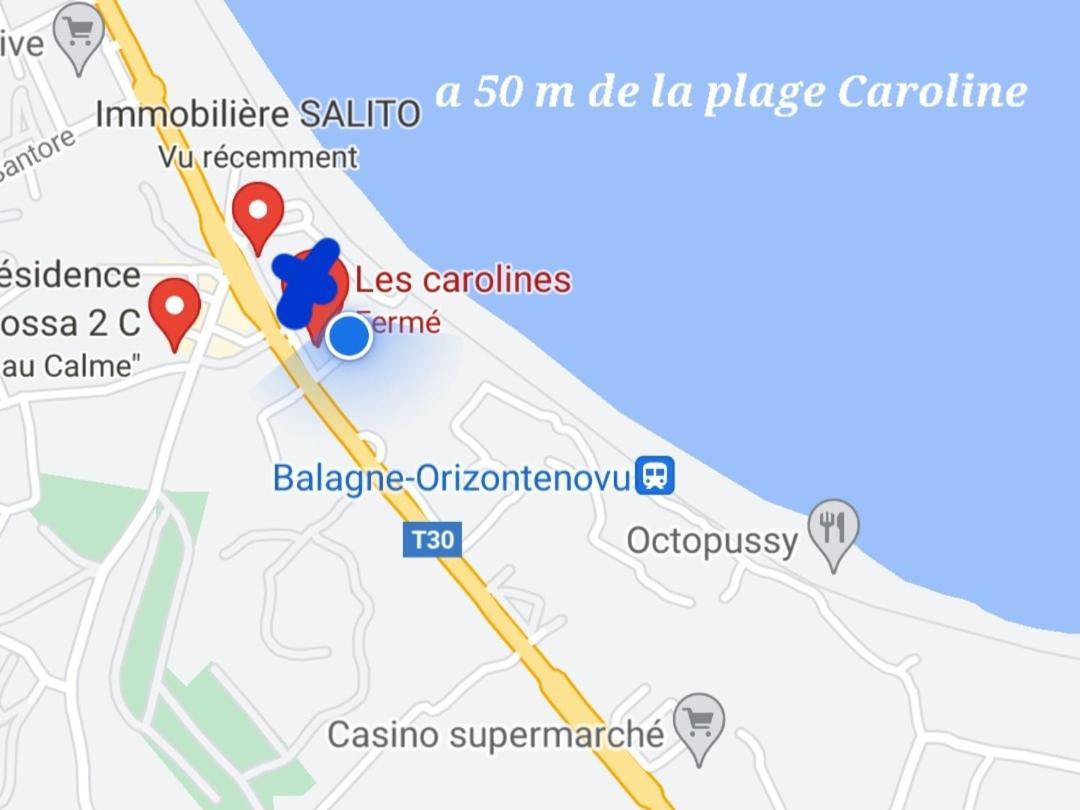 T2 Vue Mer Acces Plage Calvi  Exterior foto